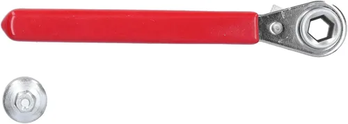 Vista 5 de 01 Llave de trinquete, terminal de batería, llave de trinquete no conductora, mango de vinilo grueso, llave de trinquete de terminal de batería