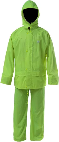 Vista 4 de Traje impermeable ligero con chaqueta y pantalones para hombres y mujeres
