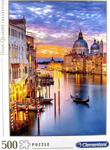 Vista 2 de Clementoni 35056 Bright Venice - HQC - Rompecabezas para adultos y niños, 500 piezas