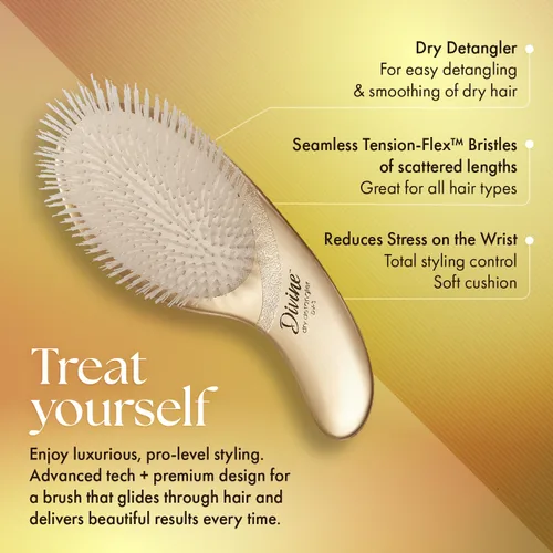 Vista 2 de Olivia Garden Divine Revolutionary - Cepillo para el cabello con diseño ergonómico