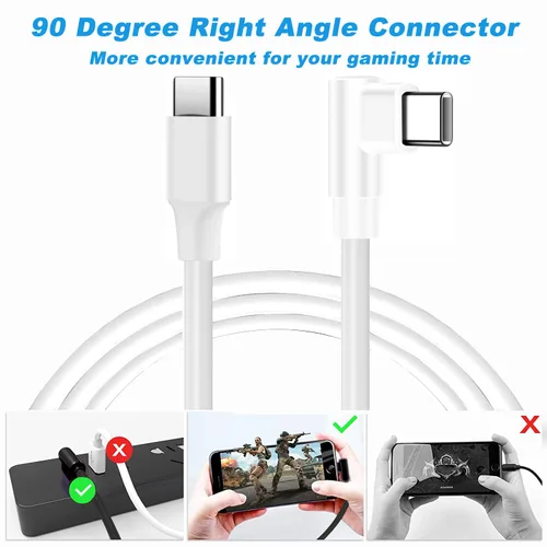 Vista 6 de ZUPIHOW Cable de enlace VR (16 pies16.4 ft) compatible con Oculus Quest 2Pro1, accesorios de cable de auriculares VR para juegos de Steam VR, cable