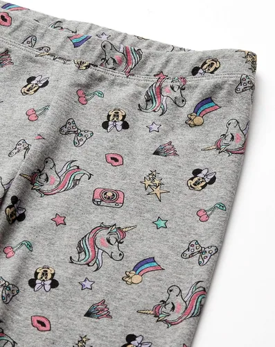 Vista 2 de Spotted Zebra Disney Marvel Star Wars Frozen Leggings de princesa para niñas y niños pequeños paquete de 4