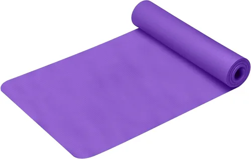 Vista 8 de Tapete de yoga grueso, 1/5 pulgadas de grosor, antidesgarros, de alta densidad, antideslizante, extra grueso, con correa de transporte, tapete