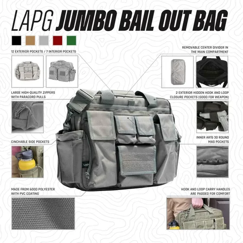 Vista 2 de Bolso grande LA Police Gear Bail Out