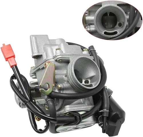 Vista 6 de Carburador PD24J para GY6 de 4 tiempos 125cc 150cc ATV Go Karts Scooter Ciclomotores QMJ/QMI157 QMJ/QMI152 - Colector de admisión Fiameter 24mm