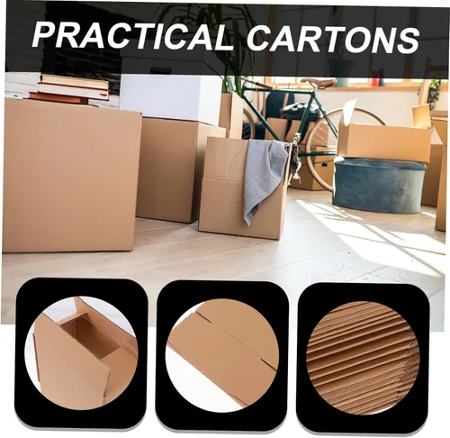 Vista 5 de Cartones pequeños duros estupendos 20 cajas de empaquetado blancas de las PC que presentan el envío de la caja para el envío