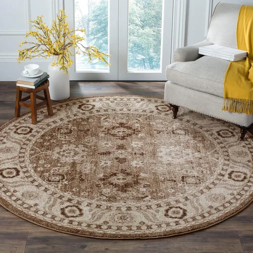 Vista 25 de SAFAVIEH Vintage Hamadan Collection - Alfombra de área de 2 pies 3 pulgadas x 4 pies, naranja y azul, diseño tradicional persa, no desprende pelusa