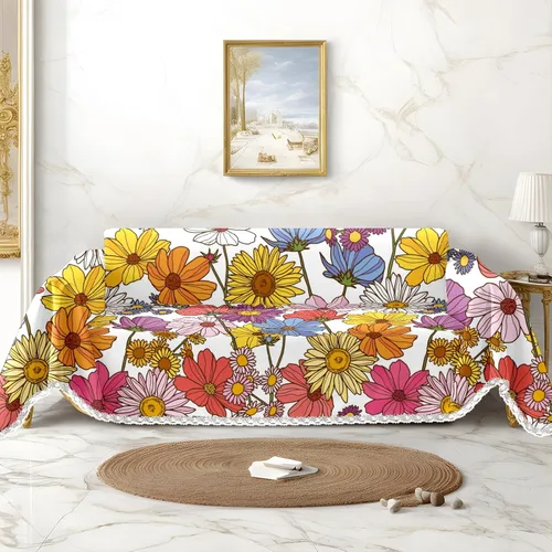 Vista 13 de Funda de sofá con estampado de leopardo y guepardo, fundas de sofá estampadas, fundas para sillón, funda resistente a las manchas, protector