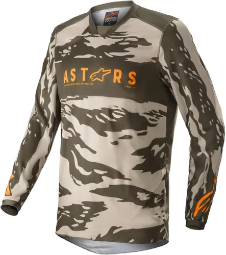 Vista 4 de Alpinestars Jersey Racer Supermatic Antracita/Naranja Sm (3761522-1440-S)