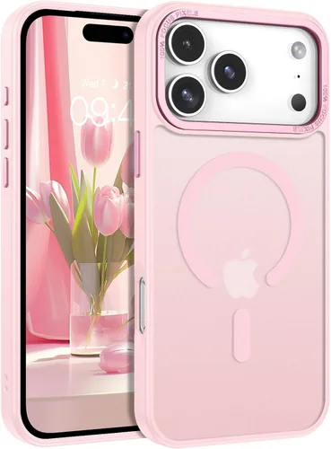 Vista 13 de GaoBao Funda magnética para iPhone 12 y iPhone 12 Pro, compatible con MagSafe, ajuste delgado, a prueba de golpes, translúcido, mate, funda
