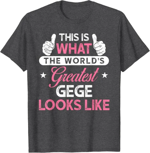 Vista 36 de Gege Gift: World's Greatest Gege T-Shirt, Negro