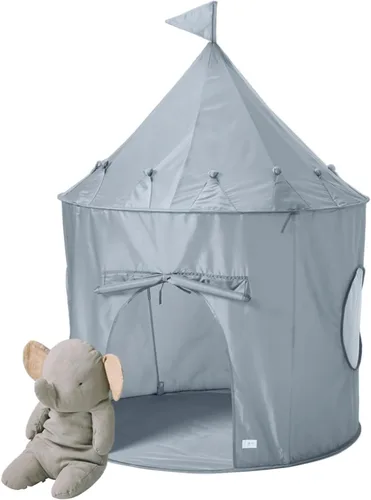 Vista 17 de 3 Sprouts Tienda de campaña para niños - Tela reciclada sostenible – Divertido y espacioso castillo inflable para juegos en interiores para niños