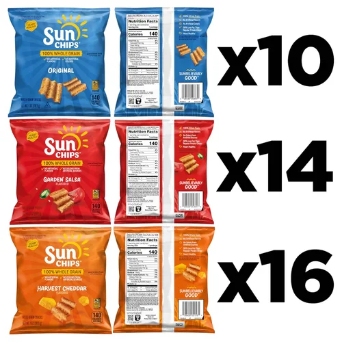Vista 3 de SunChips Paquete variado de aperitivos multicereal, 40