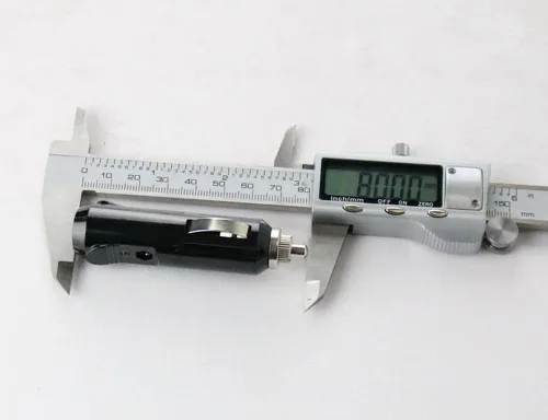 Vista 4 de Adaptador de encendedor de cigarrillos macho de 12 V, 24 V, resistente, 16 AWG, 15 A, 20 A, cable de fuente de alimentación
