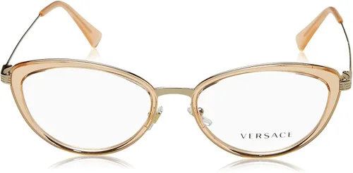 Vista 2 de Gafas graduadas Versace VE 1244 1406 PALE GOLDORANGE TRANSP Oro 53