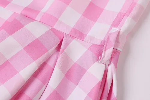 Vista 5 de Disfraz rosa para niñas, disfraz de película de cosplay, vestido de fiesta de Halloween