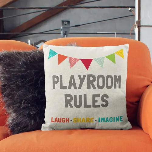 Vista 2 de Fundas de almohada para sala de juegos, decoración de sala de juegos, fundas de almohada decorativas de 18 x 18 pulgadas para sala