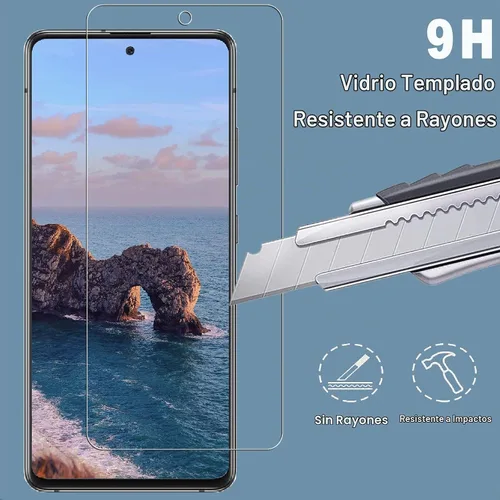 Vista 3 de Paquete de 3+3 protectores de pantalla para Samsung Galaxy A51 + protector
