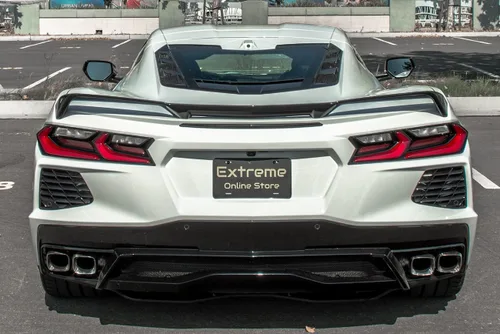 Vista 10 de Reemplazo para modelos Chevrolet Corvette C8 2020-presente Alerón para tapa de maletero trasero estilo GM Factory Z51