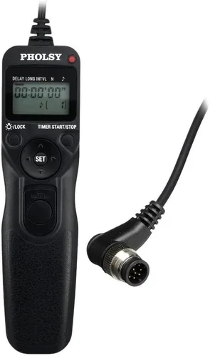 Vista 10 de PHOLSY Cable de control remoto con temporizador S6 con intervalómetro para Sony a77M2, a99M2, a99, a77, a67, a65, a57, a55, a900, a850, a700, a580