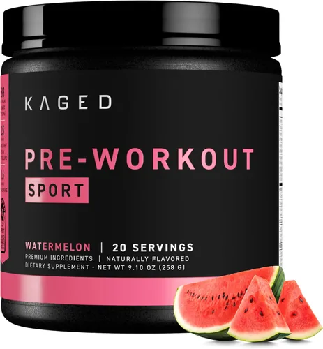 Vista 11 de Kaged Polvo Pre Entreno Deportivo para Hombres y Mujeres, Blue Razz, Certificado Deportivo, 188mg Cafeína, Suplemento de Óxido Nítrico, Beta Alanina