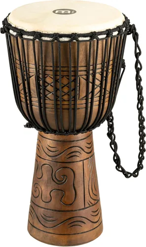 Vista 11 de Meinl Percussion Tambor Djembe 8" x 15.75" - NO HECHO EN CHINA Artefacto