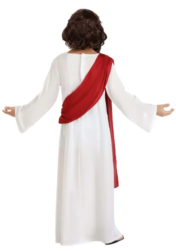 Vista 2 de Disfraz Deluxe de Jesús para Niños Multicolor