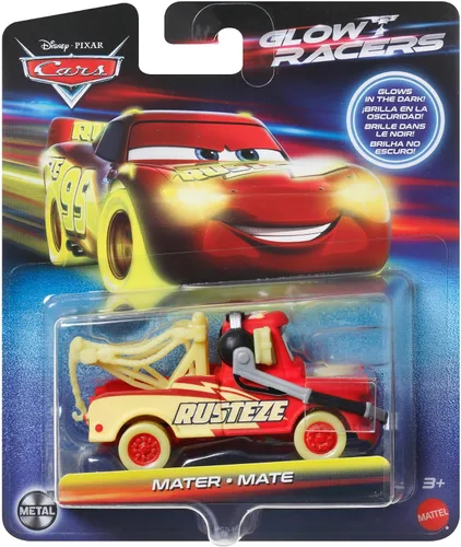 Vista 4 de Disney Pixar Cars Glow Racers - Mater - Coches Metal
