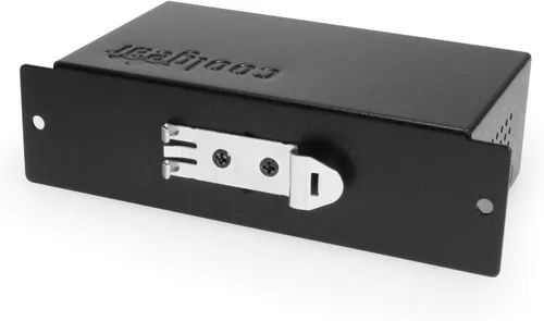 Vista 4 de Coolgear Hub USB industrial 3.2 Gen 2 tipo C de 4 puertos con puertos de bloqueo de tornillo y LED de estado