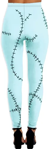 Vista 6 de AOBUTE Leggings de Halloween elásticos estampados para mujer