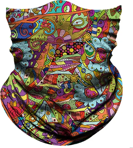 Vista 12 de Obacle Máscara Facial Sin Costuras Rave Bandana Hombres Mujeres para Protección contra Polvo Sol Viento Plátano hoja verde