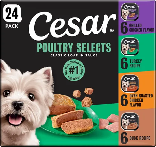 Vista 17 de Cesar Gourmet - Comida húmeda para perros, paquete de 12