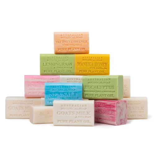 Vista 17 de Jabón de leche de cabra y miel de Manuka de Australian Botanical Soap de 6.6 OZ, barras triple molidas hechas con una base de jabón natural