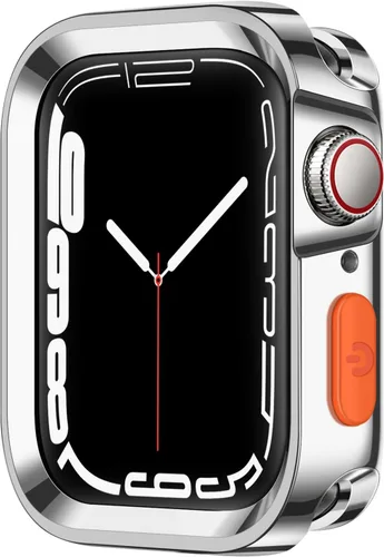 Vista 18 de Amizee Estuche Resistente Compatible con Apple Watch Series 9/8/7 41mm SE 3/2/1 Series 6/5/4 40mm, Funda Protectora de TPU Blanda a Prueba de Golpes