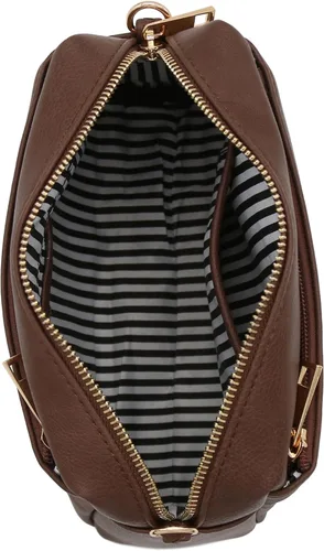 Vista 134 de FashionPuzzle Triple Zip Small Crossbody Bag