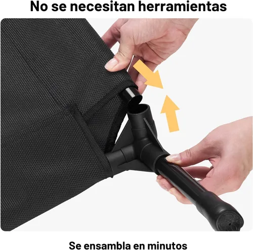 Vista 7 de Veehoo Cama elevada para perros medianos, para exteriores, cama elevada y refrescante para perros, cama para mascotas con malla transpirable, patas