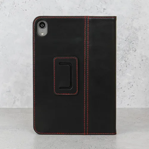 Vista 3 de Casemade Real Leather Case Compatible with iPad mini 7 (A17 Pro) / 6th Gen (2021) - Full-Grain Leather Cover, Auto Sleep/Wake, Dual Stand Position