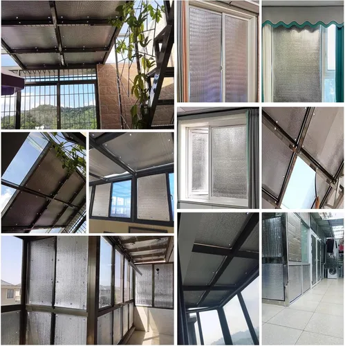Vista 8 de Película reflectante de doble lámina de aluminio con aislamiento térmico para ventanas, aislamiento acústico para ventanas de vidrio, control