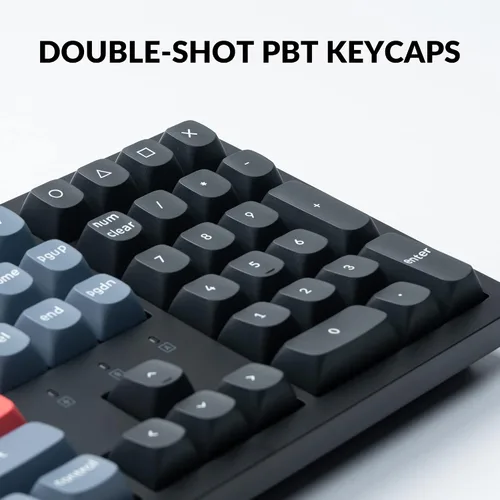 Vista 5 de Keychron K10 Pro Teclado Mecánico Inalámbrico Personalizable, QMKVIA Programable BluetoothCon Cable Retroiluminación Blanca, Interruptor Marrón