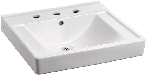 Vista 7 de American Standard 9024004EC.020 Decorum - Lavabo de baño con Everclean y centros de 4 pulgadas, color blanco