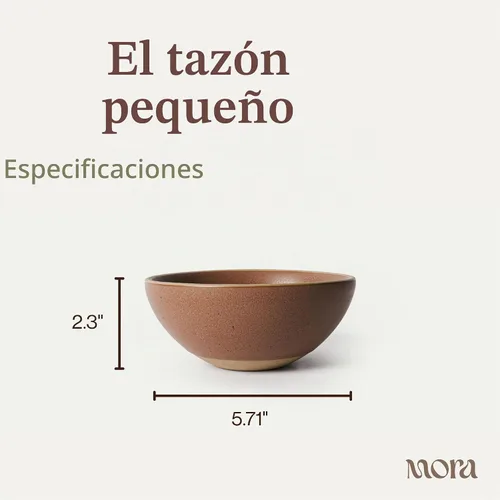Vista 2 de MORA Juego de 4 cuencos pequeños de cerámica de 16 onzas, aptos para microondas, horno y lavavajillas, cosecha