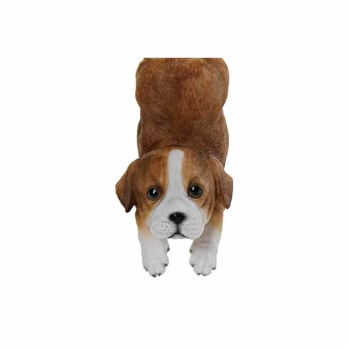 Vista 4 de Figura Decorativa DKD Home Decor Resina Perro (9 x 10.5 x 20 cm) (3 pcs)