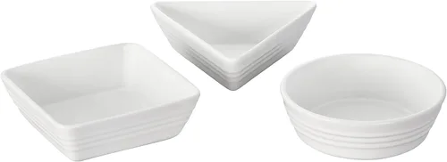 Vista 5 de Le Creuset - Set de 3 platos para tapas de cerámica, Marsella Marseille