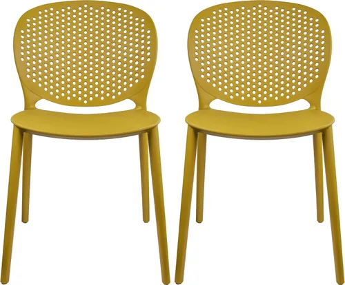 Vista 30 de 2xhome Juego de 2 sillas de comedor para patio Silla auxiliar moderna apilable para piscina al aire libre Plástico resistente a la intemperie