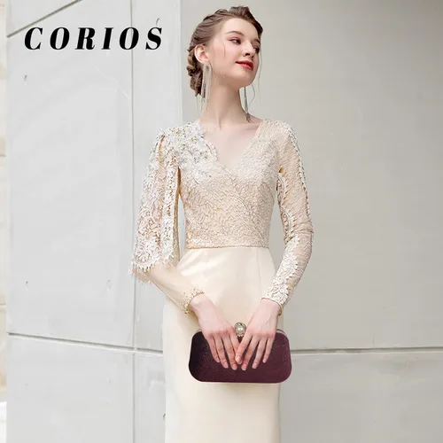 Vista 2 de CORIOS Bolso de noche de terciopelo para mujer, bolso de mano con purpurina y lentejuelas brillantes, bolso de hombro