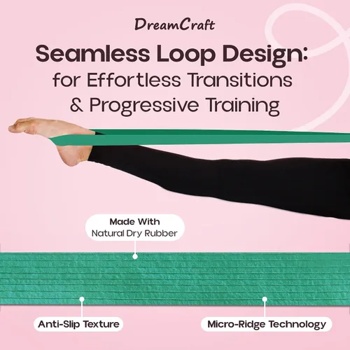 Vista 4 de SUPERIORBAND SuperiorStretch – Cinta de estiramiento para ballet y gimnasia, entrenamiento