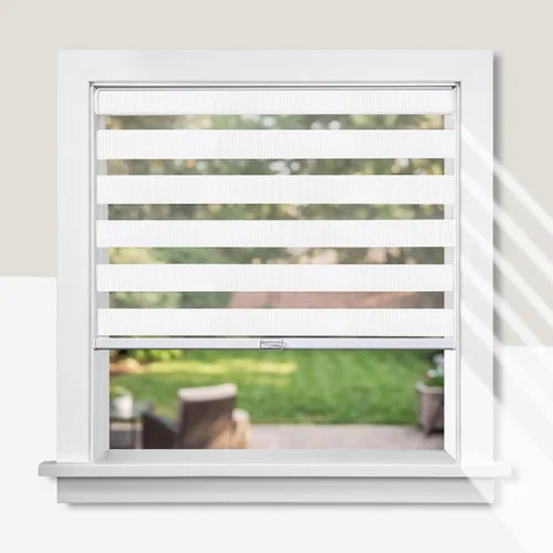 Vista 14 de CHICOLOGY - Persianas de cebra, persianas enrollables para ventanas, cortinas para ventanas, persianas enrollables para ventanas, persianas