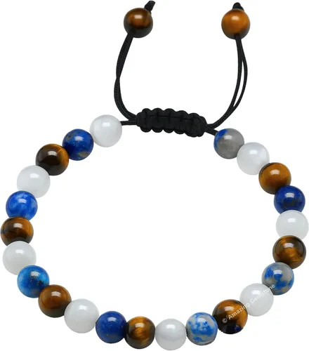 Vista 55 de Pulsera del zodiaco de cristales curativos