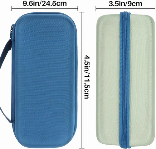 Vista 8 de Lebakort Estuche de almacenamiento compatible con altavoz Anker Soundcore Boom 3i para exteriores (funda azul)