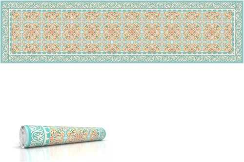 Vista 30 de Salvamanteles resistentes al calor, 32 x 10 pulgadas, protege los muebles y la encimera de platos calientes y arañazos, diseño único de un artista